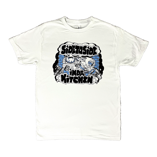 Side to side in da kitchen “Hoodie boy” White S/S T-Shirt